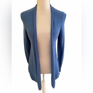 Nic + Zoe Blue  Open-Front Cardigan XS
